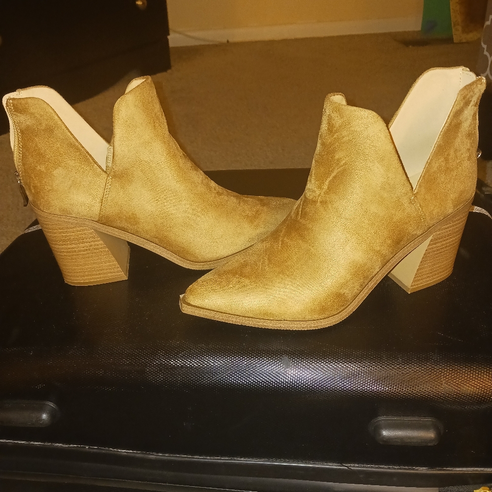 Suede Booties